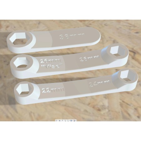 Plastic Wrench Set for E61 Group Head – Fits ECM, Rocket, Profitec