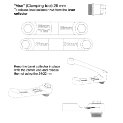 Plastic Wrench Set for E61 Group Head – Fits ECM, Rocket, Profitec
